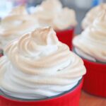 Traditional Banana Meringue Pie with caramelized bananas and fluffy meringue topping